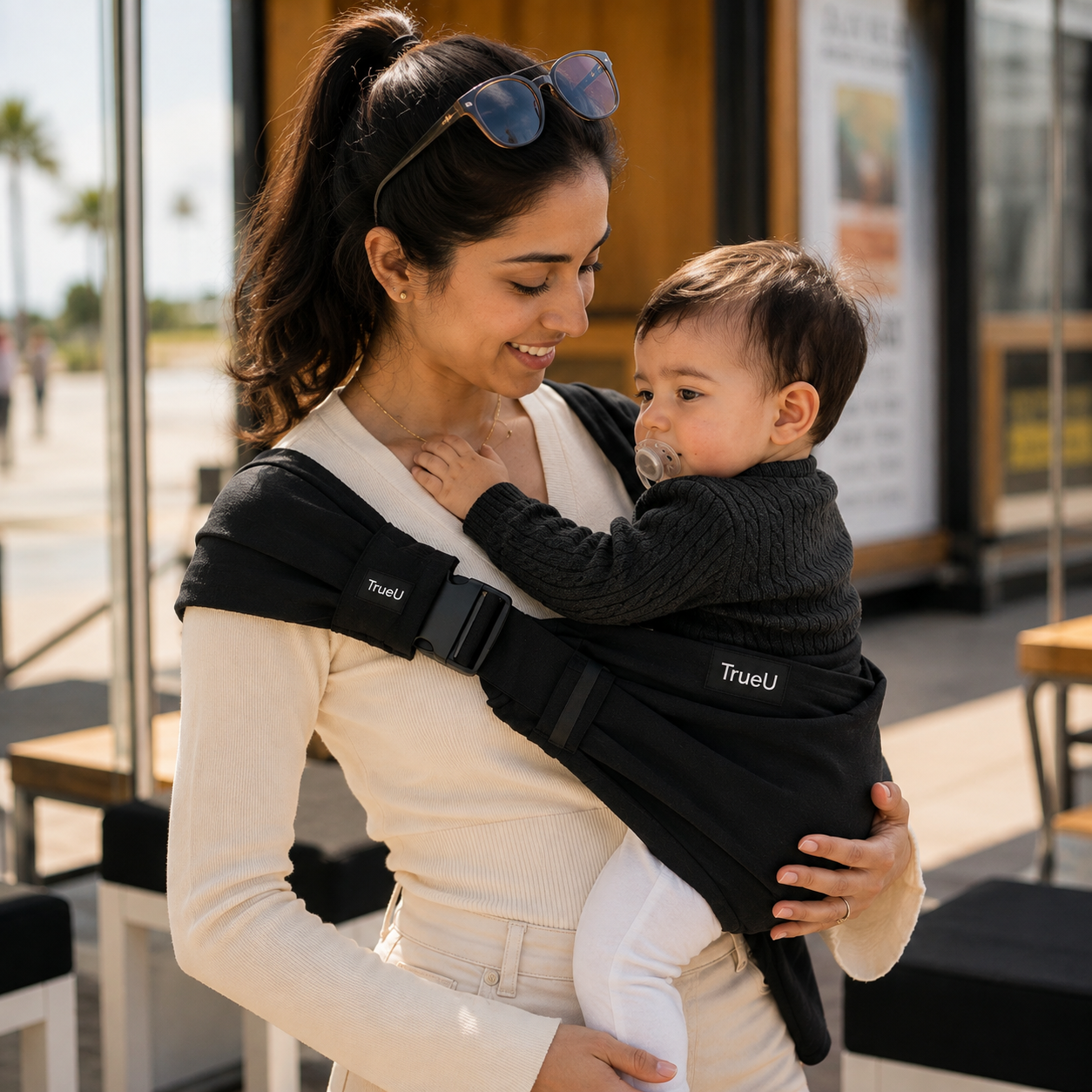 TrueU™  Hands Free Sling Baby Carrier