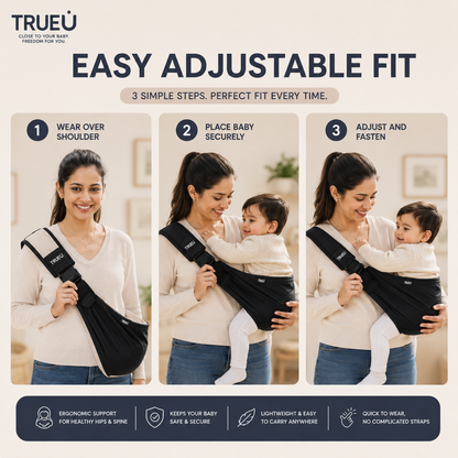 TrueU™  Hands Free Sling Baby Carrier