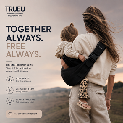 TrueU™  Hands Free Sling Baby Carrier