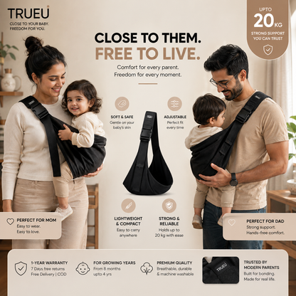 TrueU™  Hands Free Sling Baby Carrier