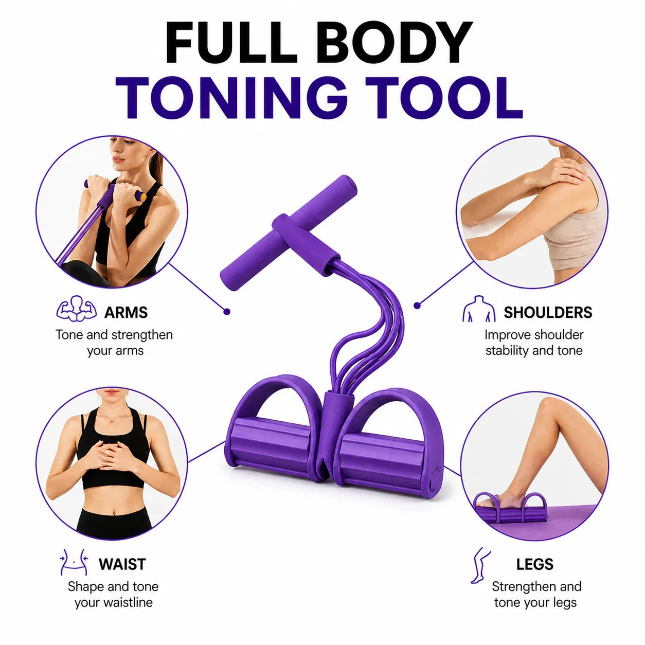 TRUEFIT™ FitBand Pro – Total Body Workout Machine